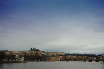 Fototapeta na wymiar Czech Republic Prague on sunset