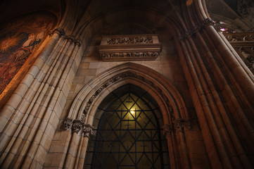 Fototapeta premium Interior of church cathedral