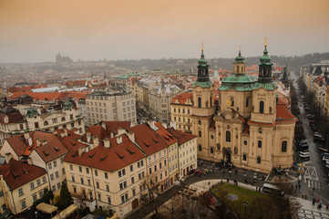 Obraz na płótnie Canvas Czech Republic Prague on sunset