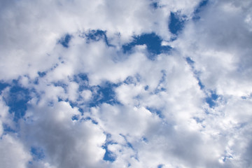 Blue sky with clouds background