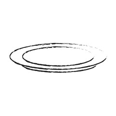 plate dishware icon image vector illustration design