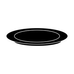 plate dishware icon image vector illustration design