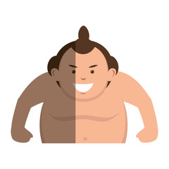 Sumo wrestler avatar character