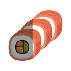 sushi japanese food icon