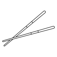 chopstick japanese cutlery icon