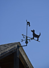 Cat and Dog Weathervane