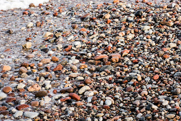 small pebble rock background texture