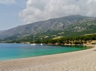 Bucht am Goldenen Horn, mit Segelschiffen