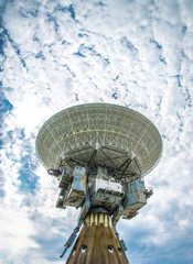 Astronomy deep space radio telescope