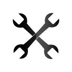 wrench key tool icon