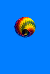 Hot Air Balloon against Blue Sky