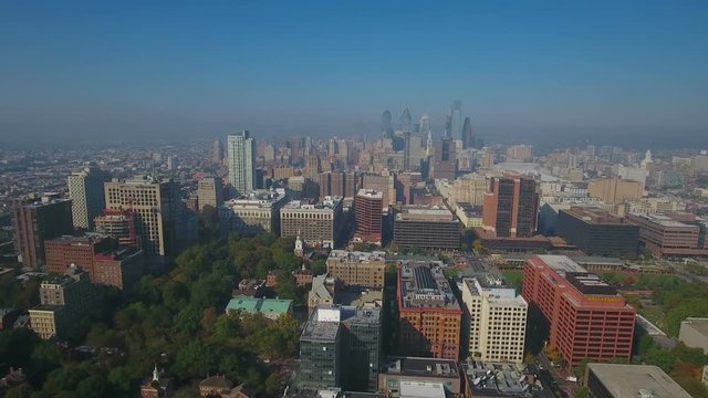 Aerial Pennsylvania Philadelphia September 2016 4K
