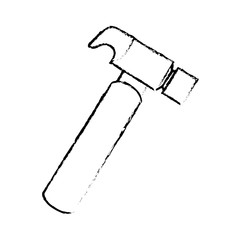 hammer tool isolated icon