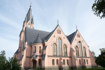 Kemi Finland pink church