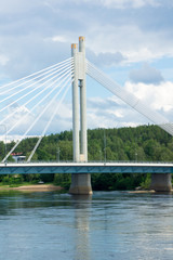 Candle Stick Bridge in Rovaniemi, Finland Suomi