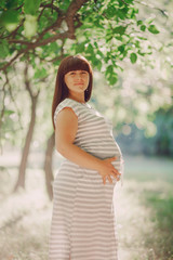 Beautiful pregnant mom