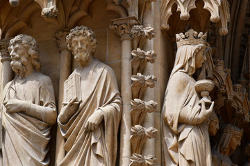 Metz, France - july 25 2016 : the cathedral