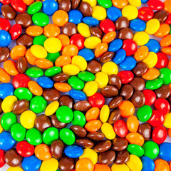colorful candies. Colorful chocolate candy for backgrounds
