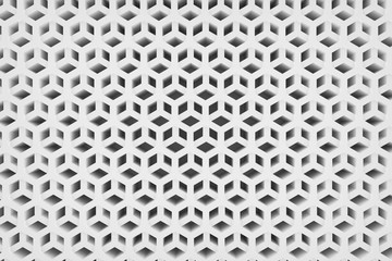 3d rendering of abstract hexagonal background
