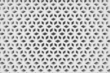 3d rendering of abstract hexagonal background