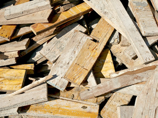 Recycled timber for construction and agricultural use. 