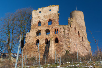 Castle Ruins On The Hill