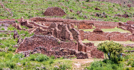 Pikillacta (Pikillaqta) is a ancient village of the Wari people - Peru, South America