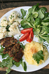 organisch, lifestyle, foodie, ausgewogen, werbefläche, silizium, bratlinge, gesund, copyspace, gemüse, petersilie, löwenzahn, schnittlauch, WILD