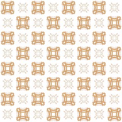 Seamless texture with 3D rendering abstract fractal orange pattern