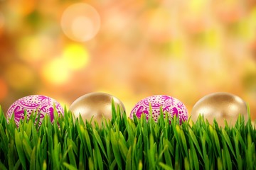 Composite image of grass growing outdoors