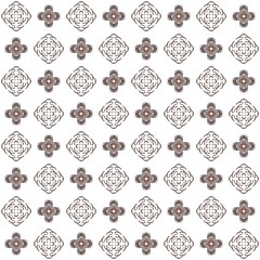 Seamless texture with 3D rendering abstract fractal brown pattern
