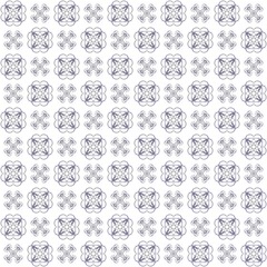 Seamless texture with 3D rendering abstract fractal blue pattern