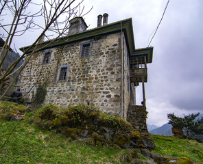 Fototapeta na wymiar Old plateau houses