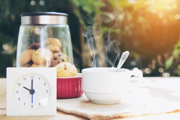 Morning coffee break
