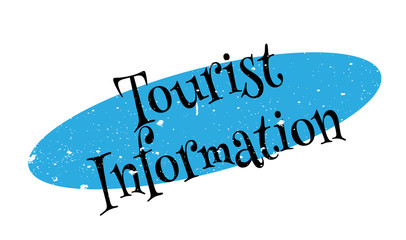 Tourist Information rubber stamp. Grunge design with dust scratches. Effects can be easily removed for a clean, crisp look. Color is easily changed.