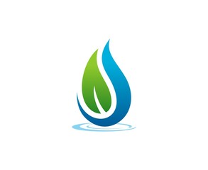 Water drop logo