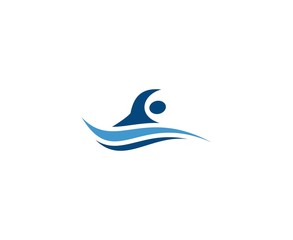 Swimming logo