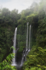 Fototapeta na wymiar Bali waterfall