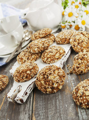Oatmeal cookies with raisins
