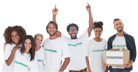 group of volunteers