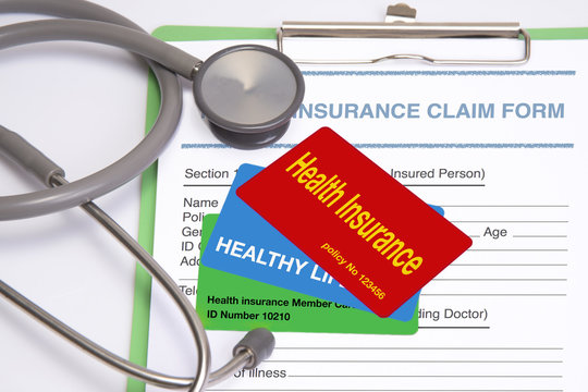 Various health insurance cards.