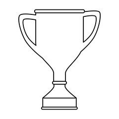 trophy cup isolated icon