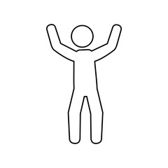 human figure silhouette icon