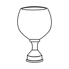 trophy cup isolated icon