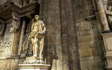 Saint Bartholomew statue