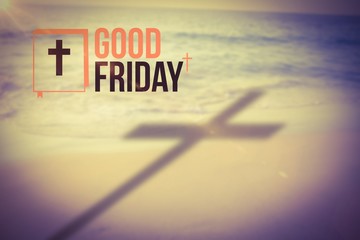Composite image of good friday logo - Powered by Adobe