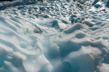 Fox glaciers close-up, Southern island, New Zealand