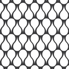 Vector pattern. abstract symmetry drop of water stylish monochrome. Diagonal Stripe and Circle Pattern