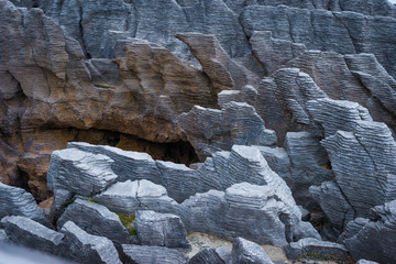 The Pancake Rocks, Paparoa National Park, New Zealand. 