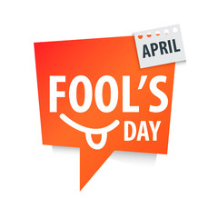 April Fool's Day Abstract Background Shape